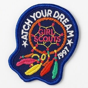 Catch Your Dream 1997 Embroidered Girl Scouts Patch